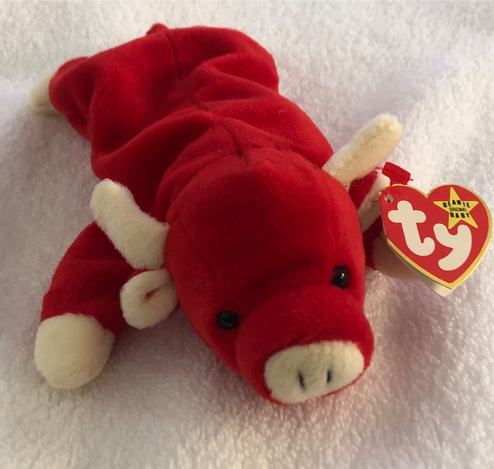 Snort The Bull In Case  plush collectible [Barcode 008421040025] - Main Image 1