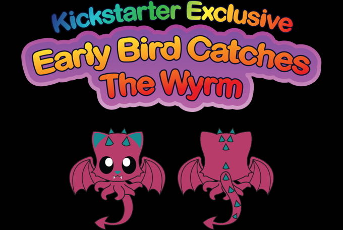 Tentacle Kitty Wyrm Little One  plush collectible - Main Image 2