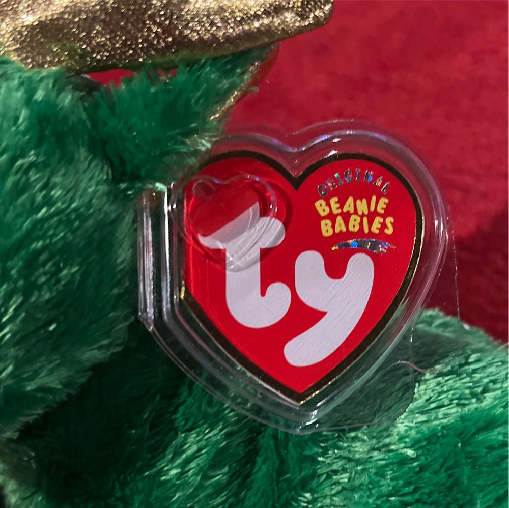 Sleighbelle The Reindeer (green)  (United States) plush collectible [Barcode 008421401444] - Main Image 2