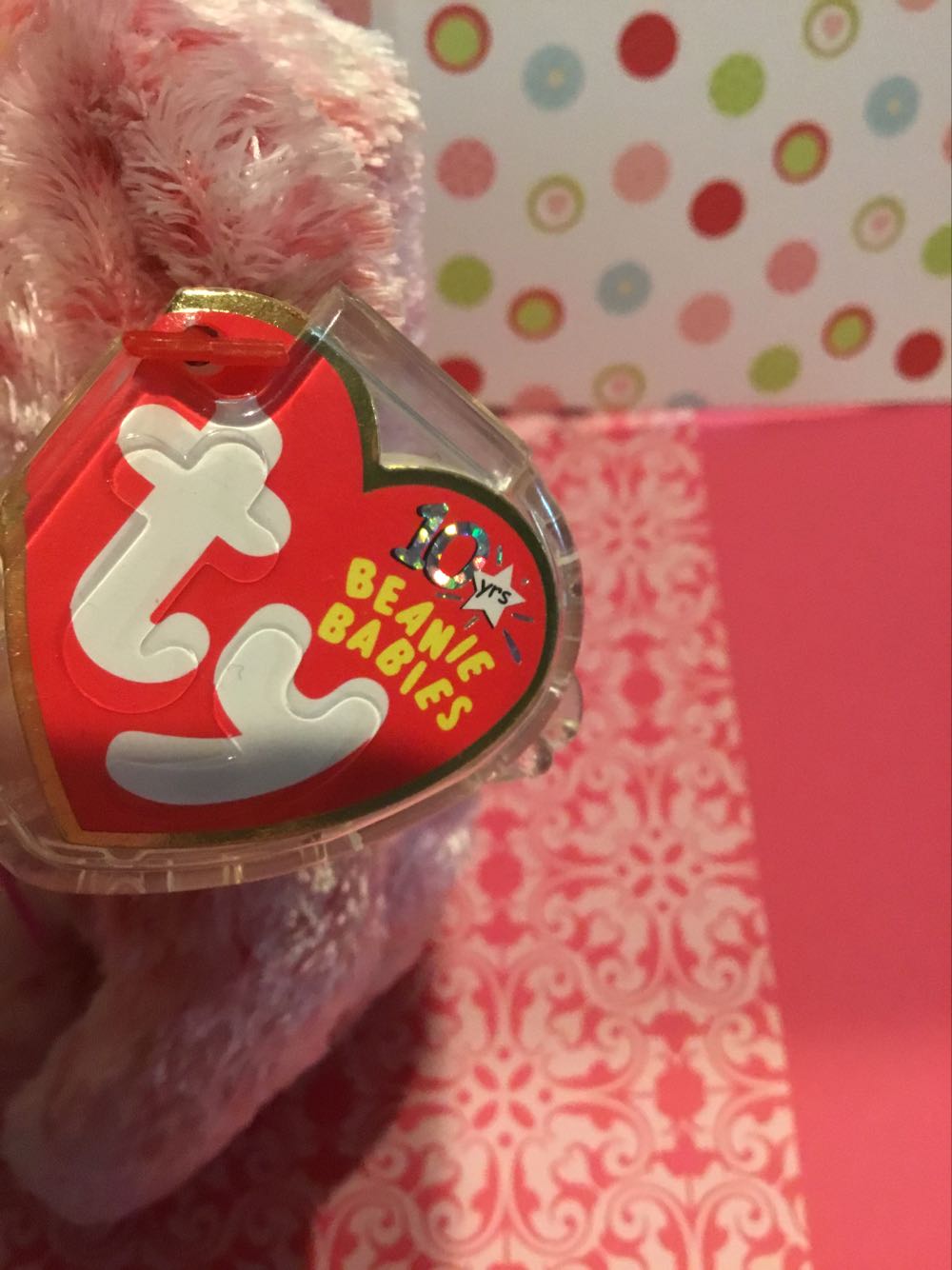 Smitten The Bear (Black Nose)  (United States) plush collectible [Barcode 008421045778] - Main Image 2