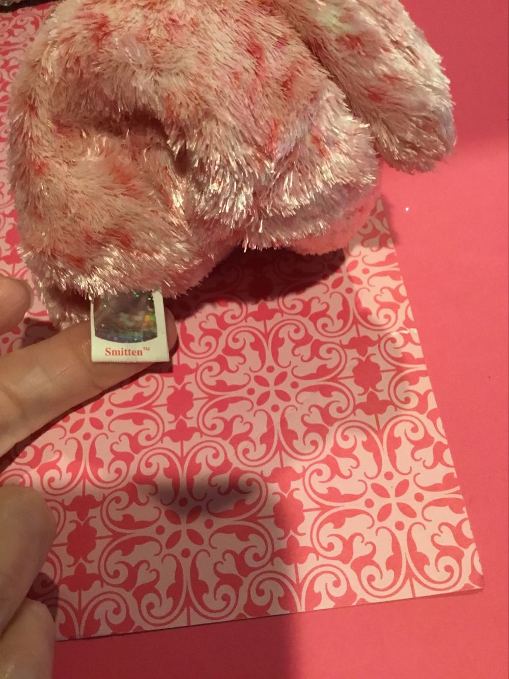 Smitten The Bear (Black Nose)  (United States) plush collectible [Barcode 008421045778] - Main Image 3