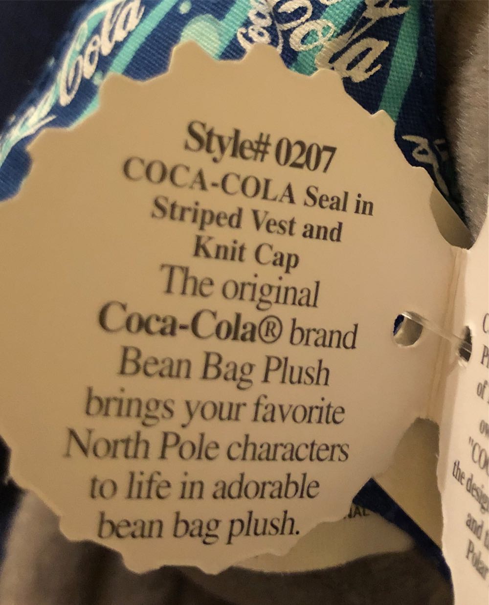 Seal In Striped Vest  plush collectible [Barcode 715429990718] - Main Image 2