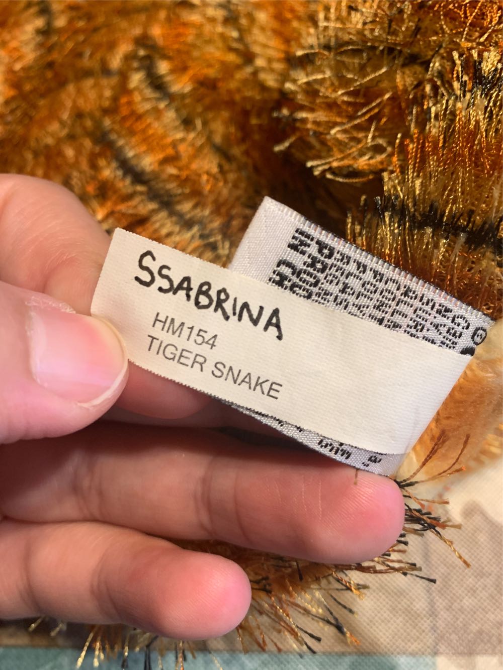 Webkinz Tiger Snake  plush collectible - Main Image 3