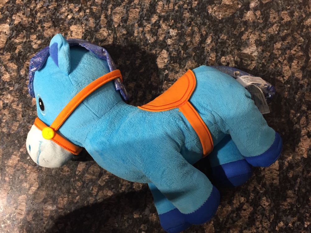 Disney Sparky Horse Sheriff Callie Sparky Blue Horse 12” Disney Junior Sheriff Callie’s Wild West Horse Sparky Soft 13” Rare  plush collectible [Barcode 886144660399] - Main Image 2