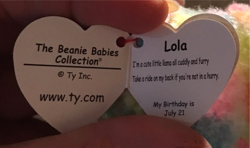 Lola the Llama (Key Clip)  (United States) plush collectible [Barcode 008421366019] - Main Image 3