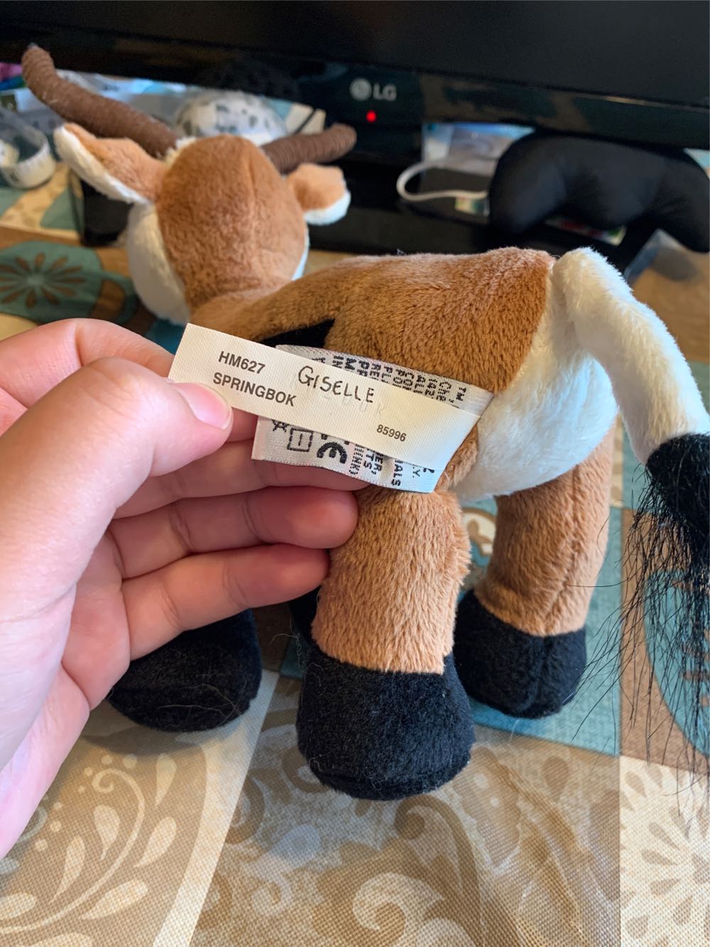 Webkinz Springbok  plush collectible - Main Image 3