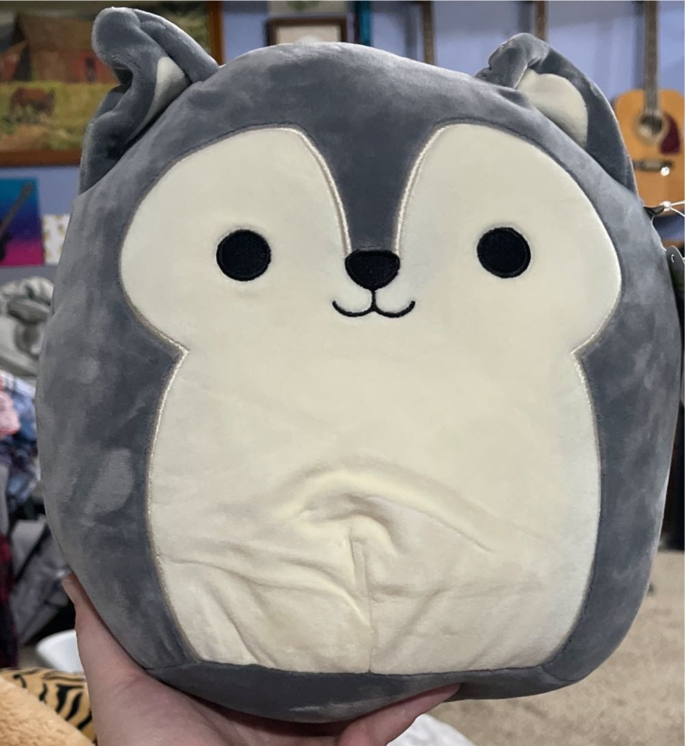 Yellow Squeezable Dog 