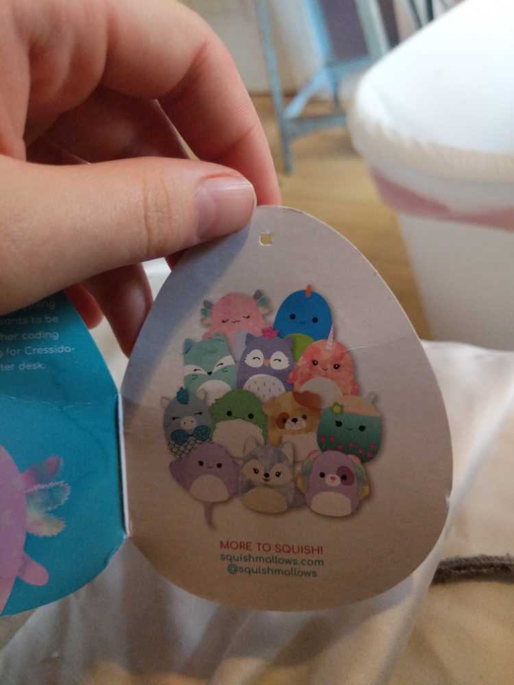 Cressida the Axolotl  plush collectible [Barcode 734689482801] - Main Image 2