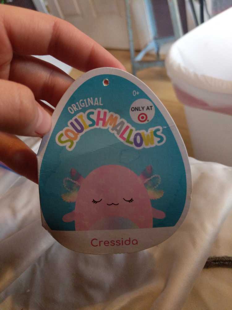 Cressida the Axolotl  plush collectible [Barcode 734689482801] - Main Image 4