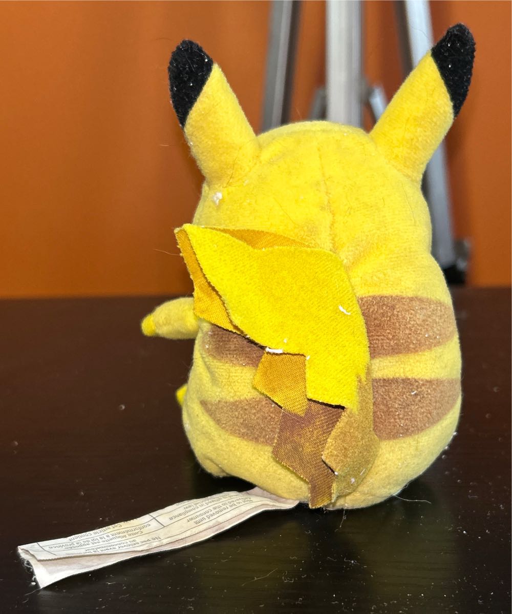 Pikachu [5”]  plush collectible [Barcode 076930580486] - Main Image 2
