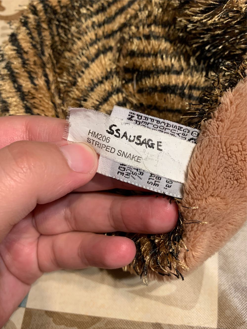 Webkinz Striped Snake  plush collectible - Main Image 3