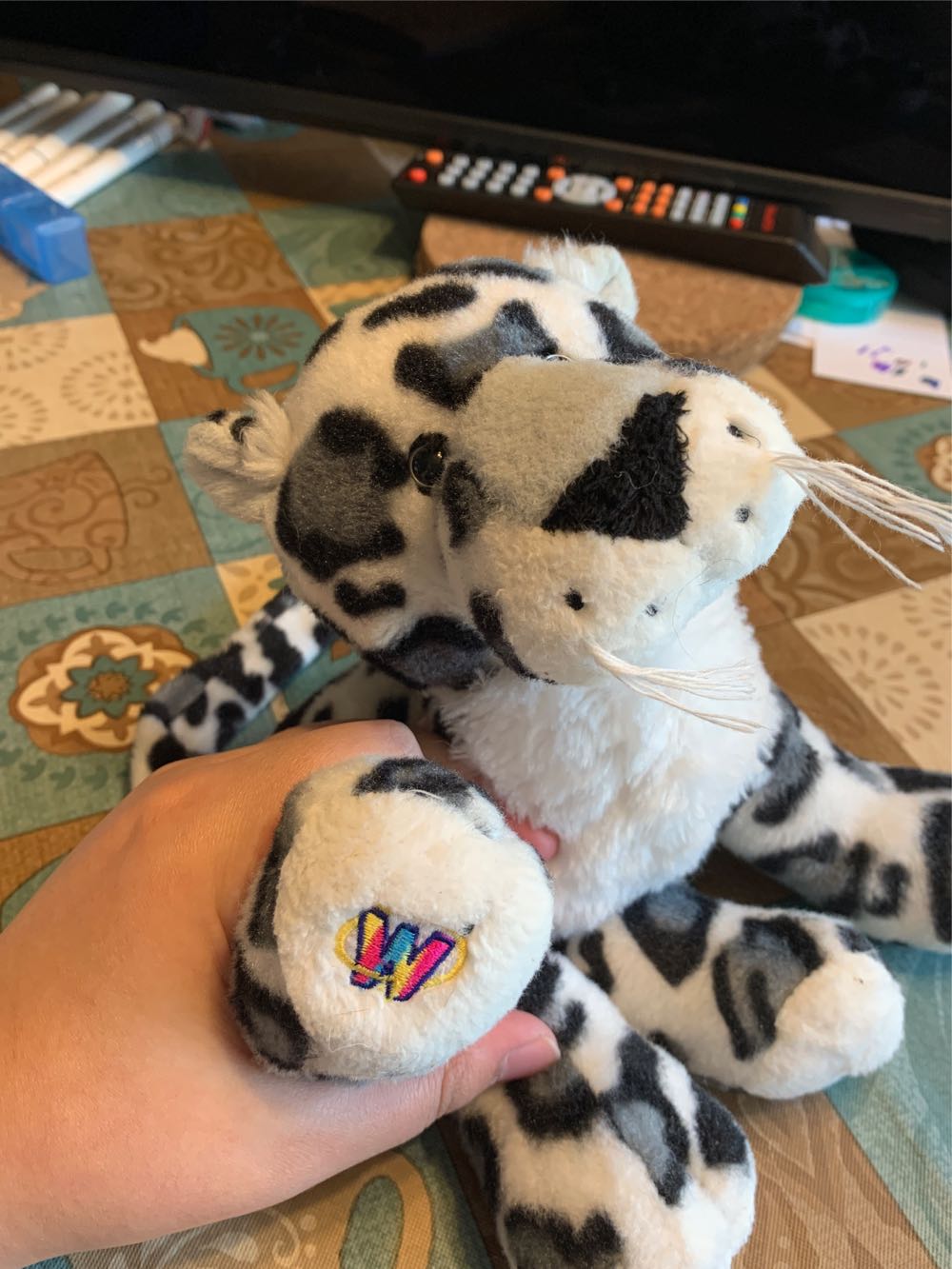 Webkinz Snow Leopard  plush collectible - Main Image 2
