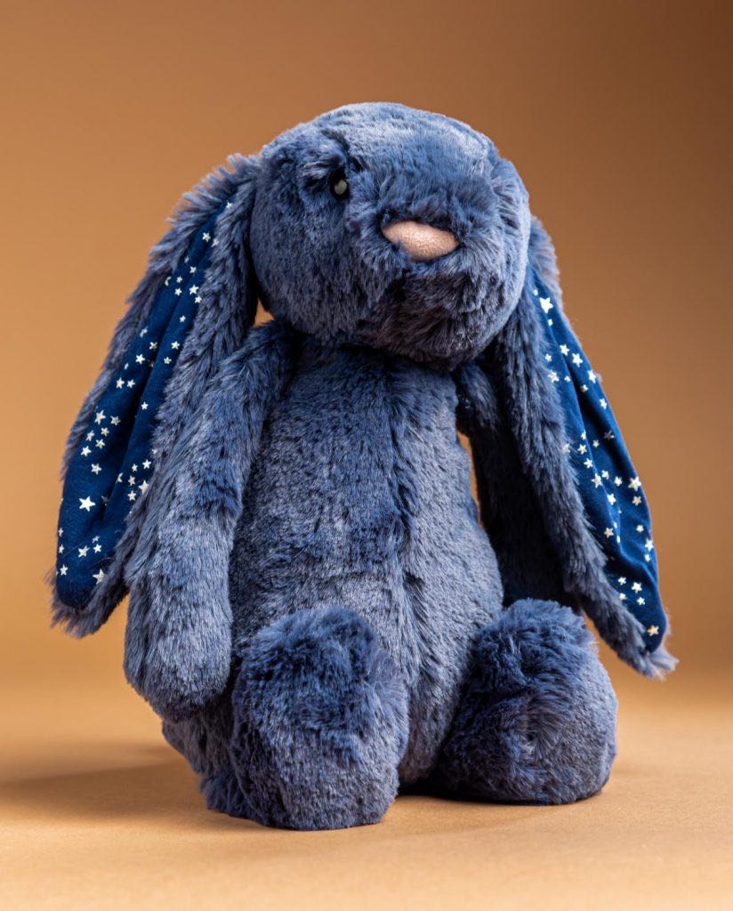 Bashful Stardust Bunny (Medium) - Jellycat  (United Kingdom) plush collectible - Main Image 2