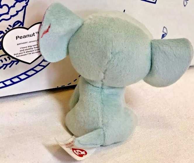 Peanut The Elephant #11 (2017 McDonald’s Teenie Boo)  (United States) plush collectible - Main Image 3