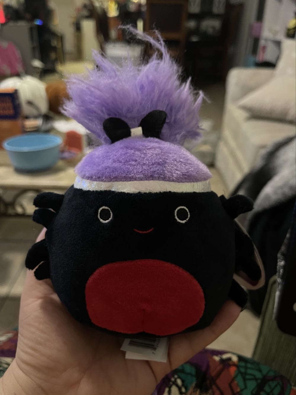 Ty Squish A Boo Pinky Pink Owl Medium-10 Inch