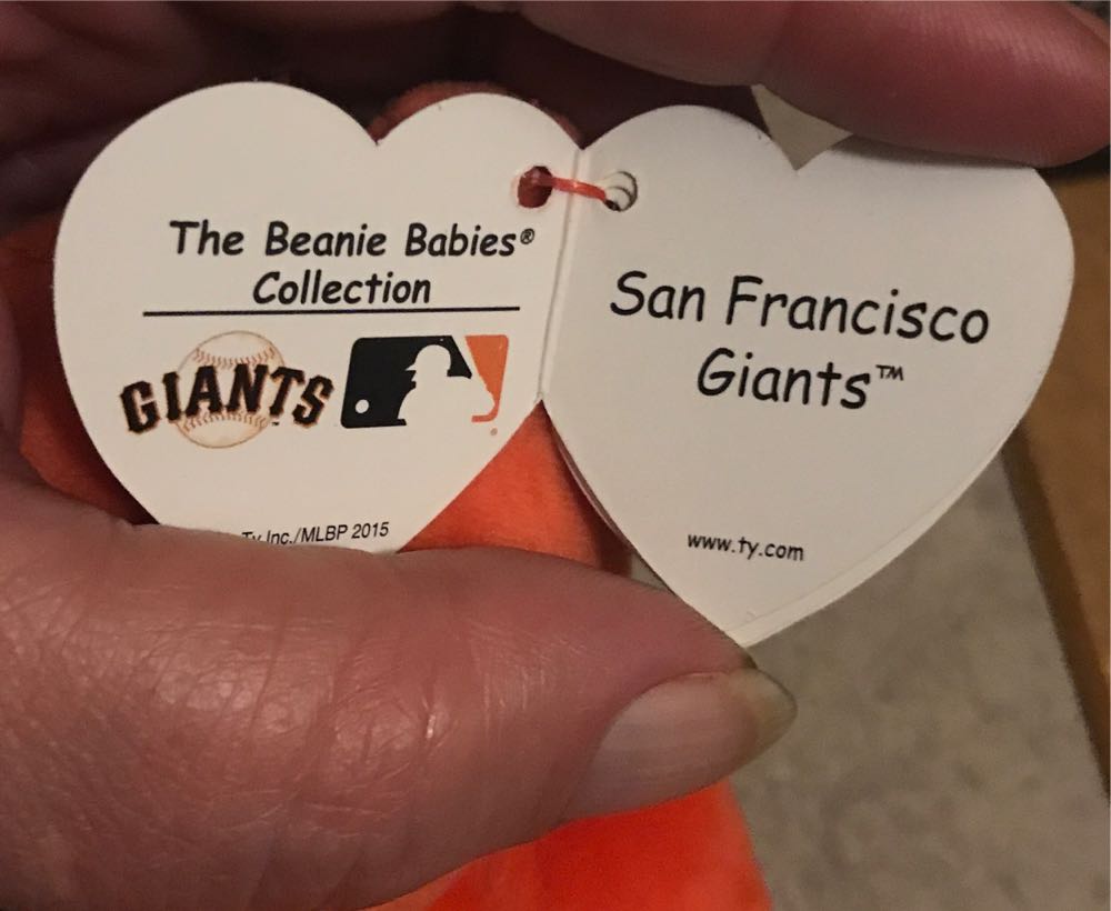 San Francisco Giants Bear  (United States) plush collectible [Barcode 008421417063] - Main Image 2