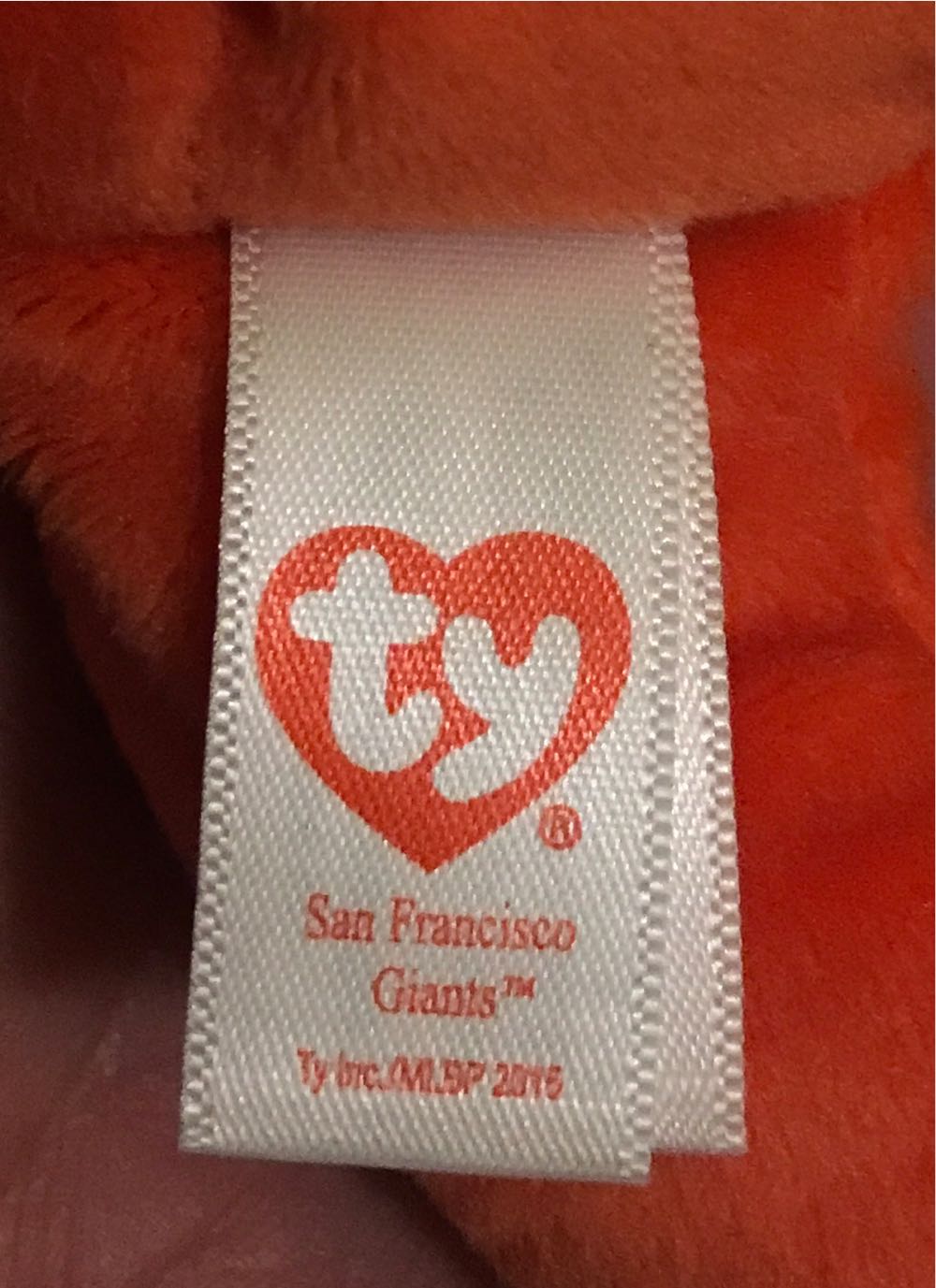 San Francisco Giants Bear  (United States) plush collectible [Barcode 008421417063] - Main Image 4