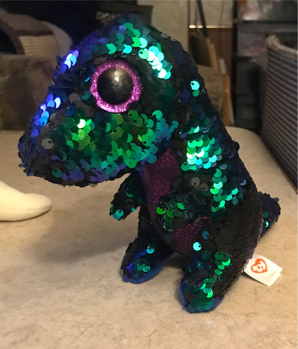 Crunch the Dinosaur  plush collectible [Barcode 008421362608] - Main Image 2