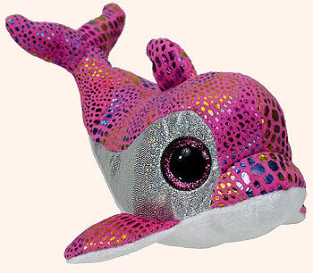 Sparkles The Dolphin Ty Beanie Boo  plush collectible - Main Image 2