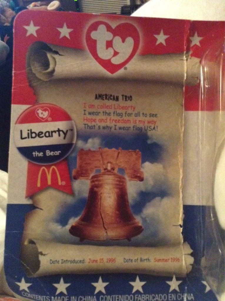 Libearty the Bear  (United States) plush collectible - Main Image 2