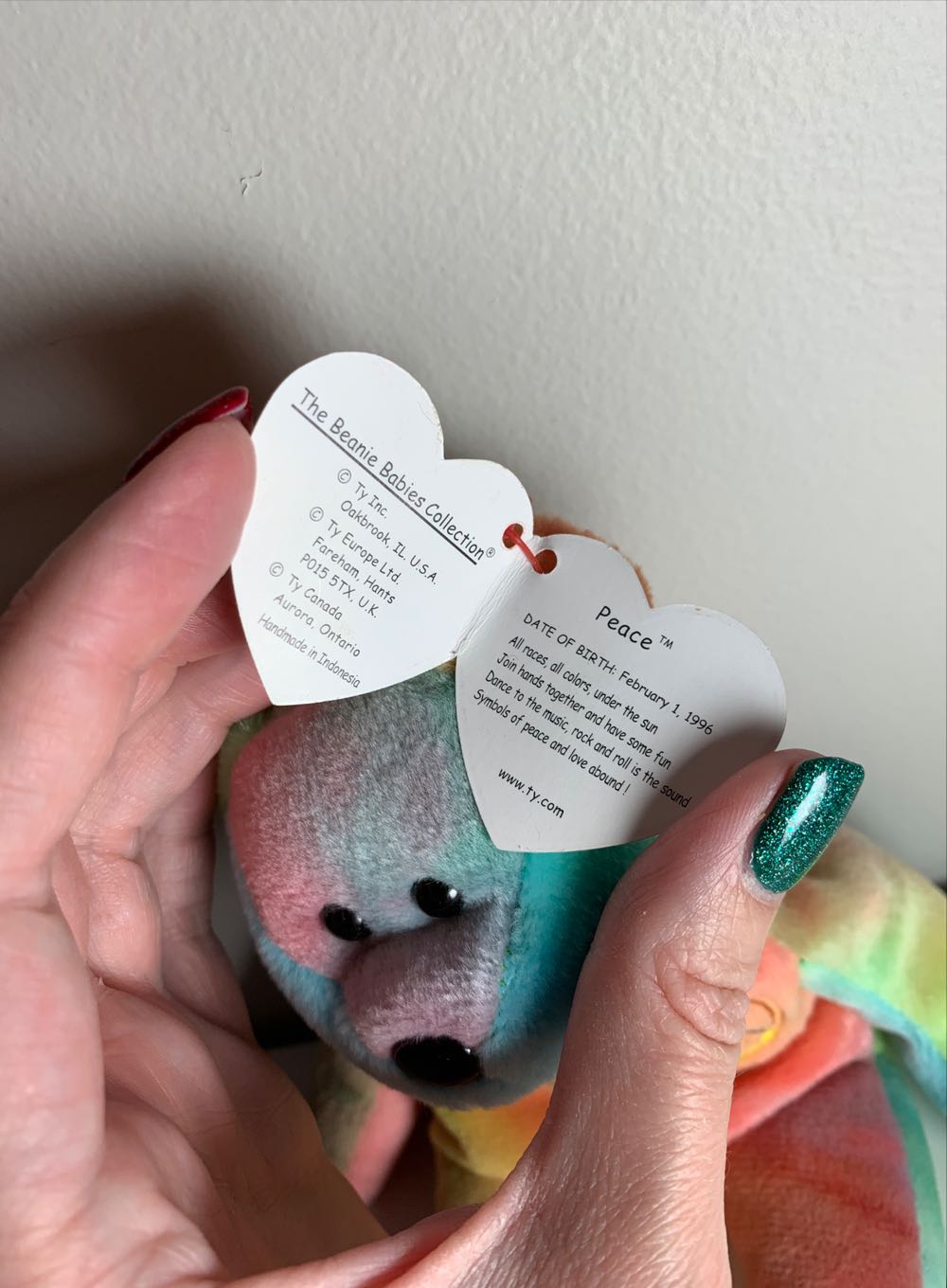 Peace  plush collectible [Barcode 008421040537] - Main Image 2