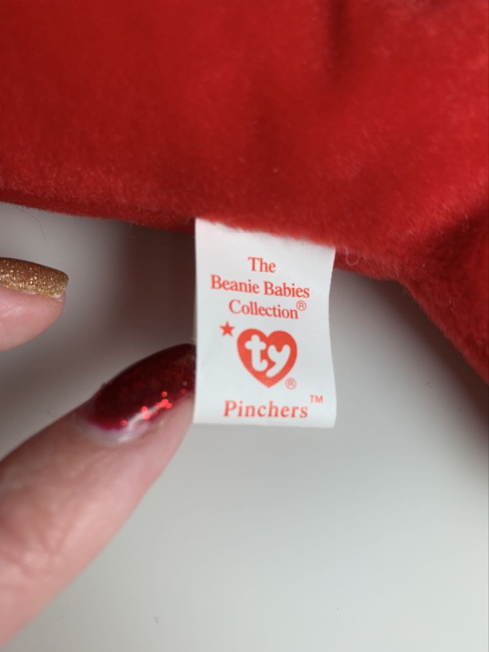 Pinchers The Lobster.   🦞 L  (United States) plush collectible [Barcode 008421040261] - Main Image 3