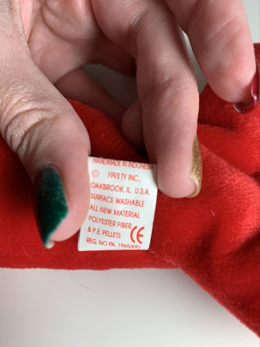 Pinchers The Lobster.   🦞 L  (United States) plush collectible [Barcode 008421040261] - Main Image 4