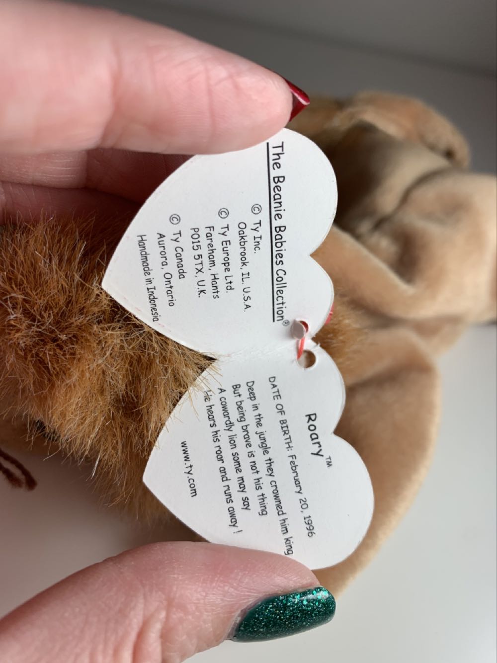 Roary The Lion  plush collectible [Barcode 008421040698] - Main Image 2