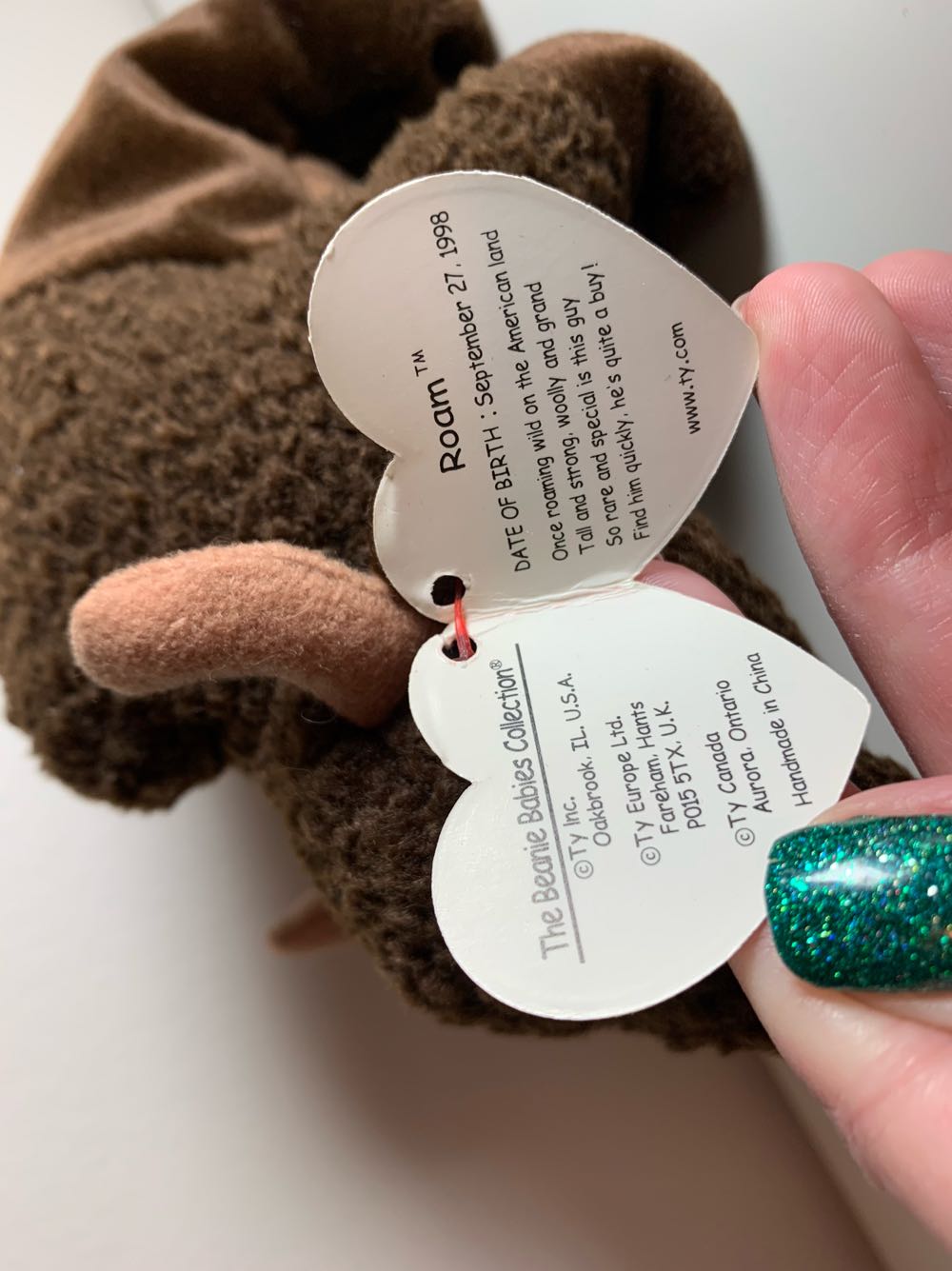 Roam the Buffalo  (United States) plush collectible [Barcode 008421042098] - Main Image 2