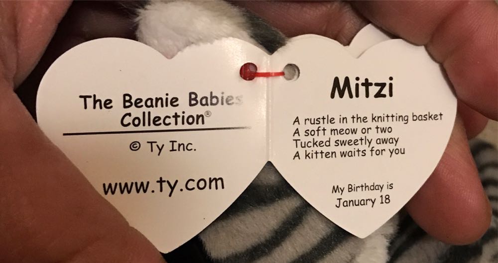 Mitzi The Gray Cat  (United States) plush collectible [Barcode 008421405398] - Main Image 3