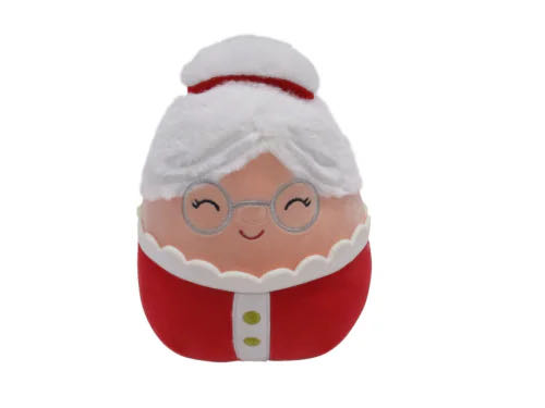 Squishmallow 8”  Kellytoy Christmas Mrs. Claus The  plush collectible [Barcode 734689563111] - Main Image 1