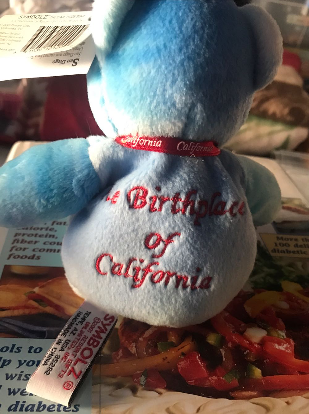 # San Diego Bear  plush collectible [Barcode 641939101200] - Main Image 2