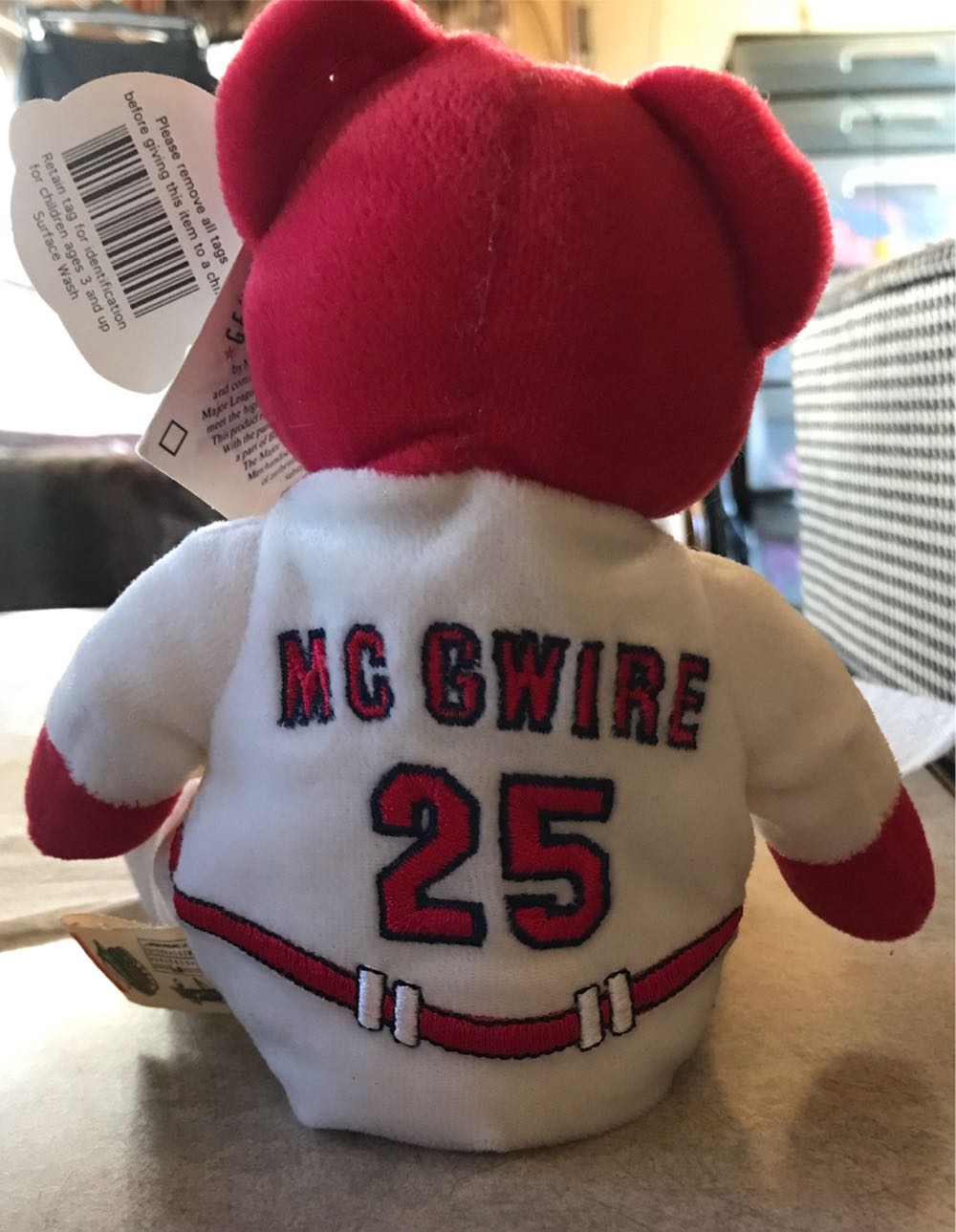 # MLB Mark McGwire Team Bear  plush collectible - Main Image 2