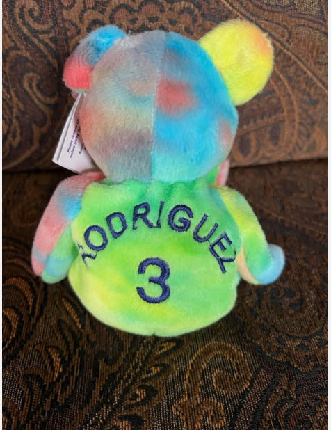 Alex Rodriguez #3 Salvino’s Bamm Beano’s Beanie Baby New York Yankees  plush collectible [Barcode 616132117006] - Main Image 2