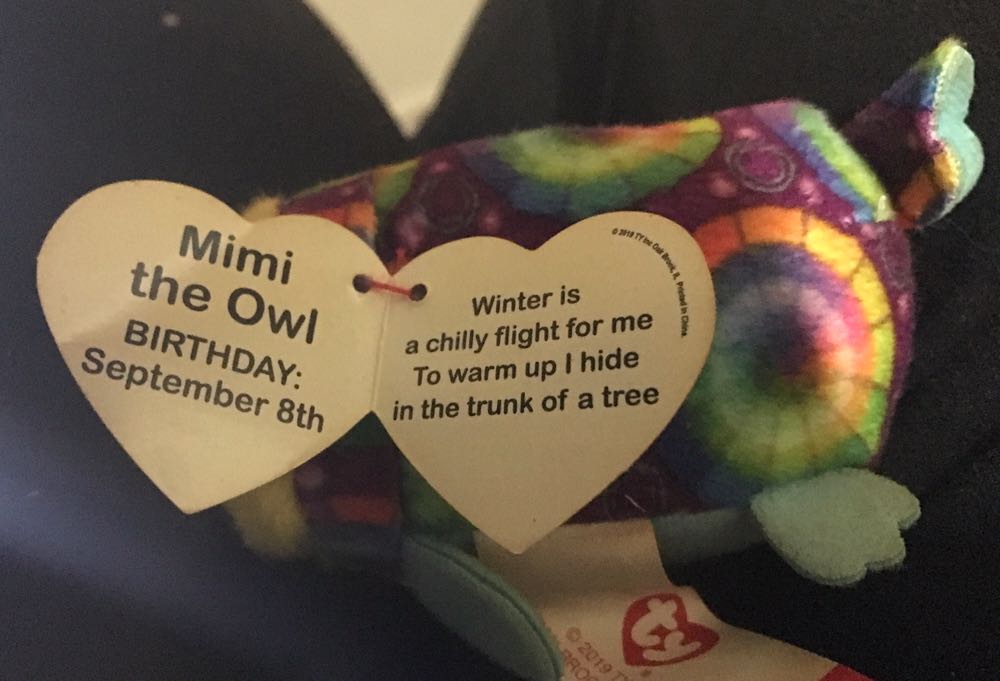 Owl - Mimi (McDonalds)  (United States) plush collectible - Main Image 2