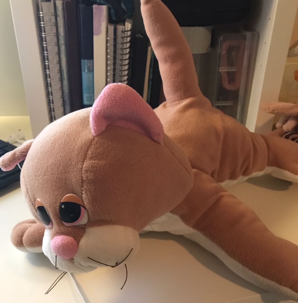 GUND Grey Reindeer With Scarf