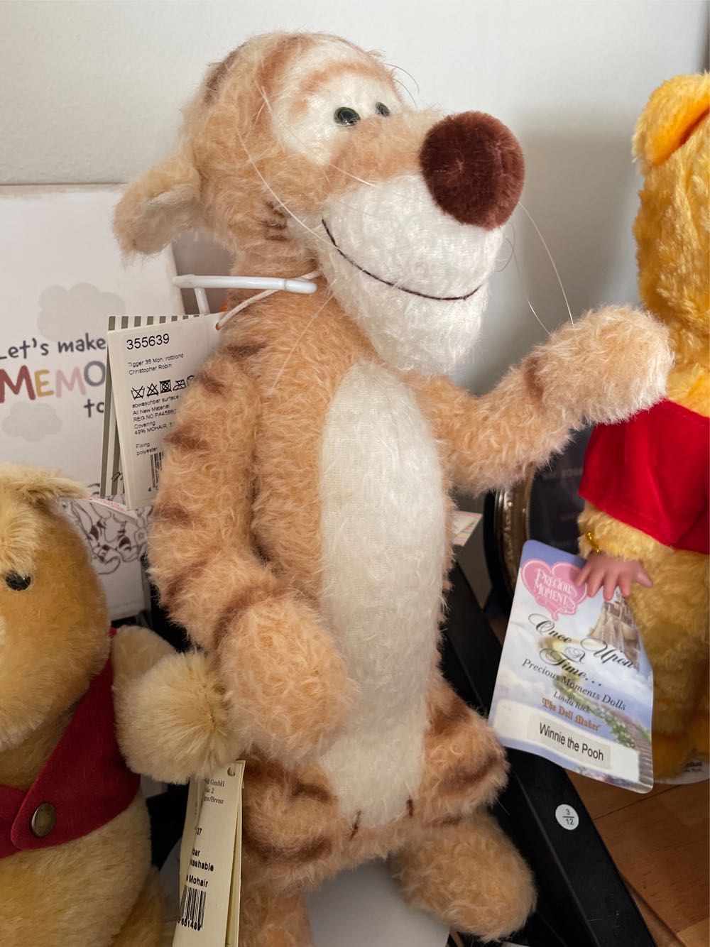 Steiff Tigger 36cm Limited Edition Mohair Collectable 355639 Disney Christopher Robin Tigger Winnie The Pooh Limited  plush collectible [Barcode 4001505355639] - Main Image 2