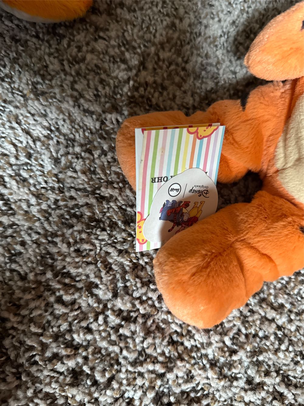 Steiff Disney Soft Cuddly Friends Tigger 12” Premium Stuffed Animal Orange Beige  plush collectible [Barcode 4001505024535] - Main Image 2