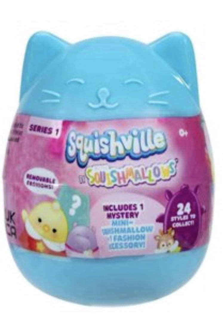 Squishmallow Squishville Mystery Egg with Fashion Accessory Series 1  plush collectible - Main Image 2
