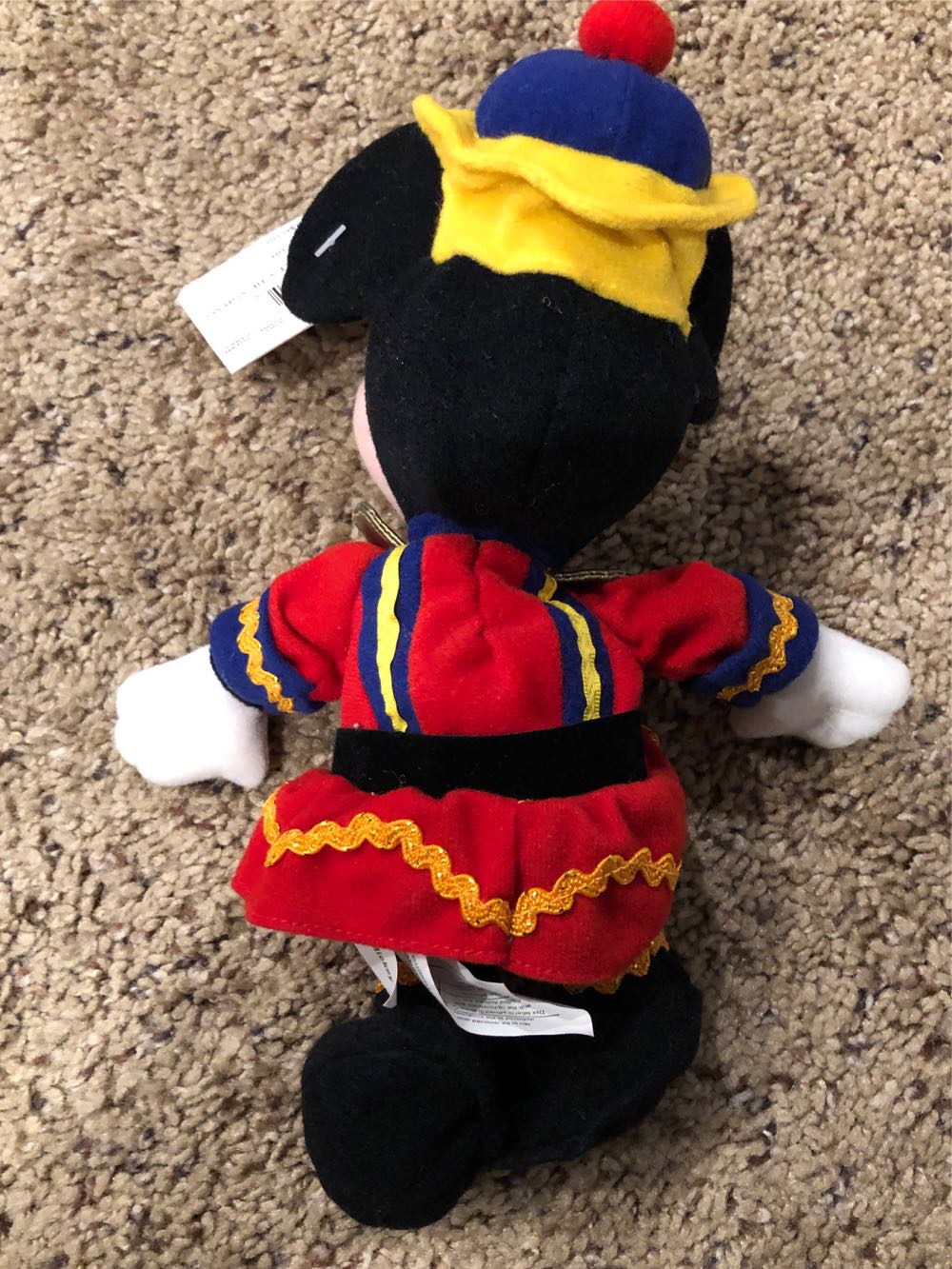 Disney Nutcracker Mickey Mouse Bean Bag  plush collectible [Barcode 417208357025] - Main Image 3