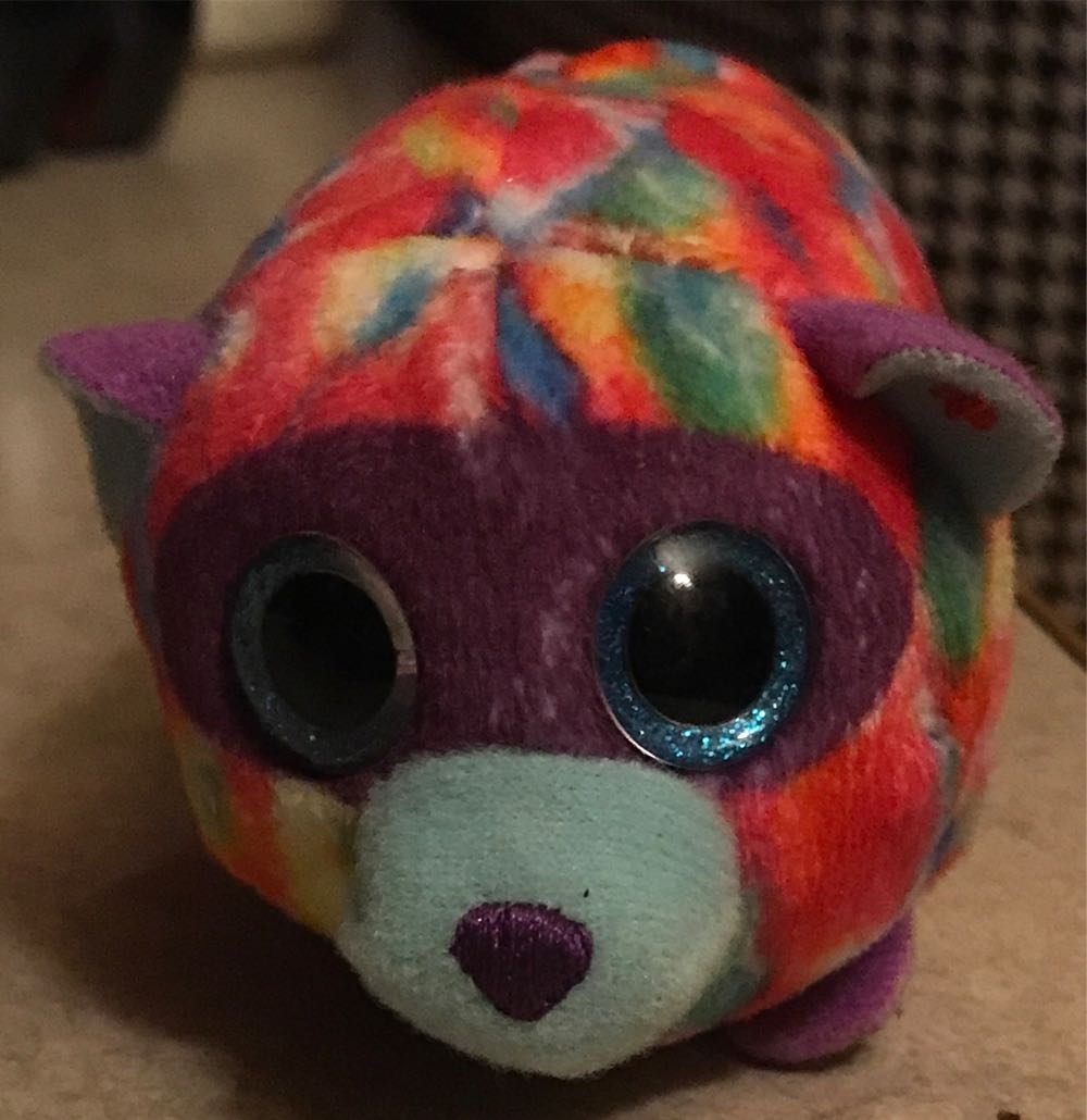 Rugger the Raccoon (Teenie Beanie)  plush collectible - Main Image 2