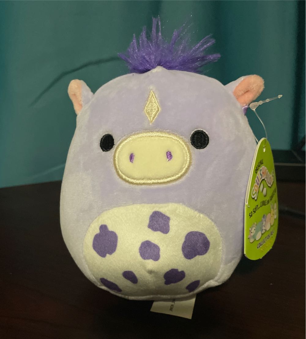 Meadow Purple Horse 5”  plush collectible [Barcode 734689424061] - Main Image 2
