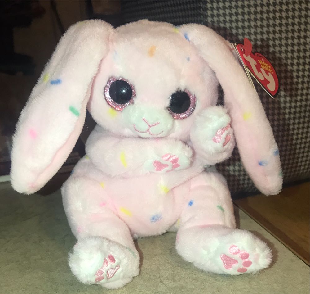 May the Pink Easter Bunny  plush collectible [Barcode 008421405985] - Main Image 2