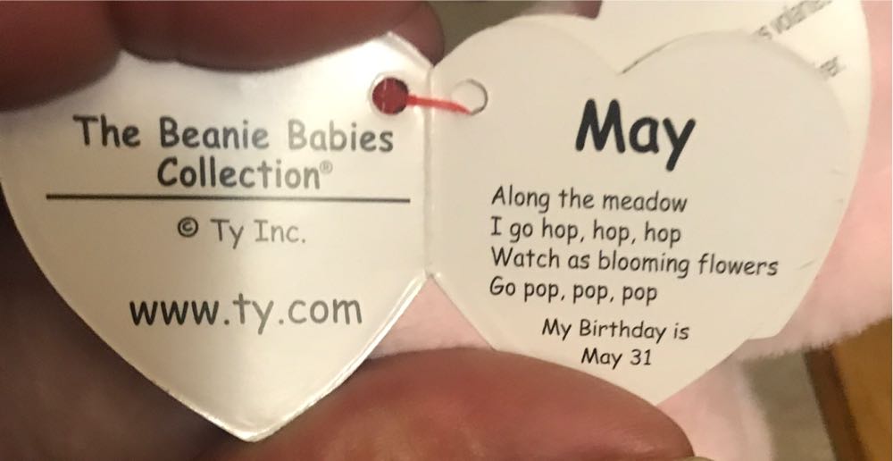 May the Pink Easter Bunny  plush collectible [Barcode 008421405985] - Main Image 3