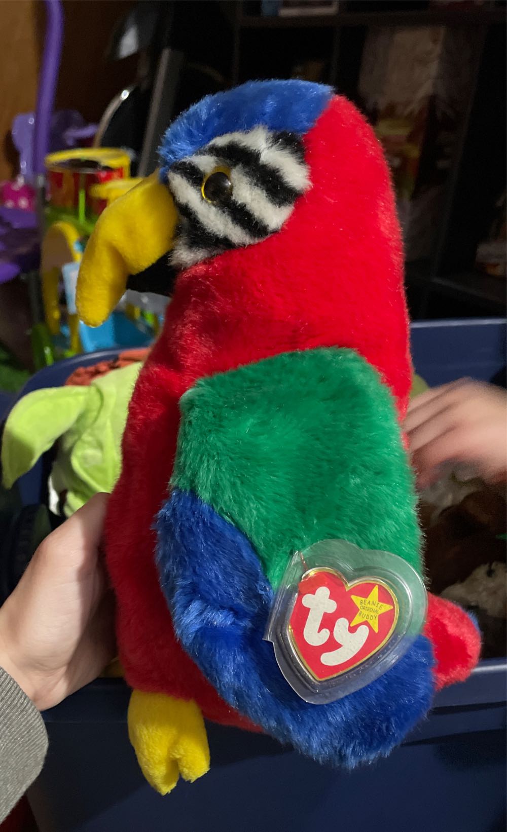 Jabber The parrot (Buddy)  (United States) plush collectible [Barcode 002421093241] - Main Image 2