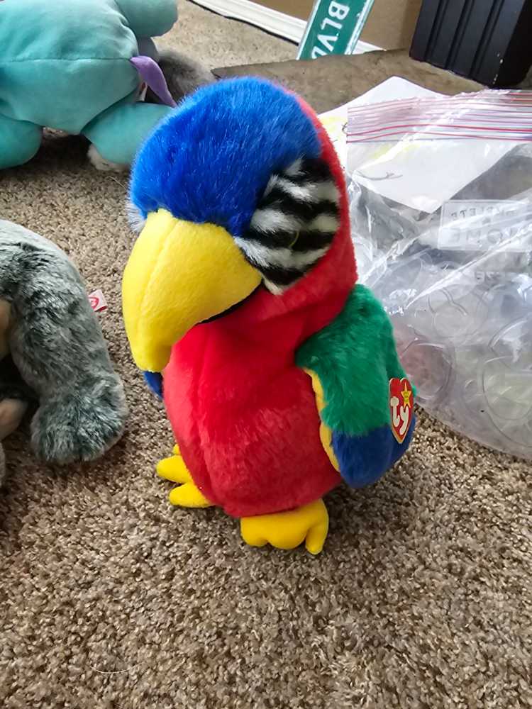 Jabber The parrot (Buddy)  (United States) plush collectible [Barcode 002421093241] - Main Image 4