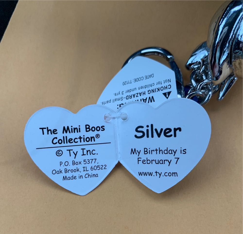 Silver The Unicorn Cat Mini Boos  (United States) plush collectible [Barcode 008421250509] - Main Image 4