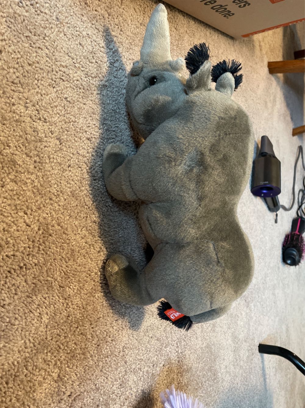 Rhino (Wild Republic Brand)  plush collectible - Main Image 2