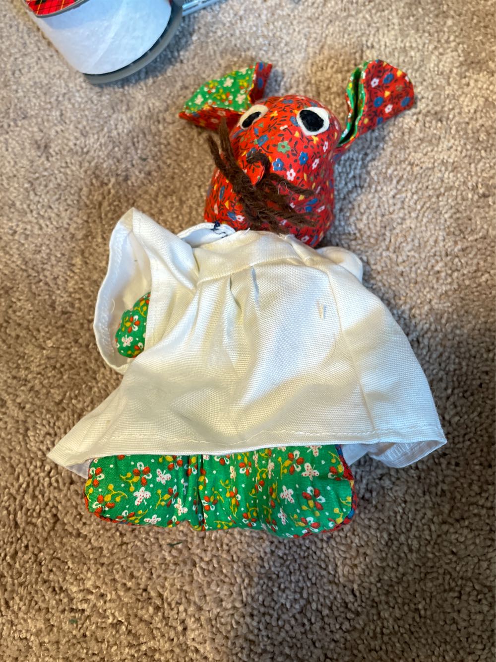 Super Mario Plush Fire Mario Collectible Toy