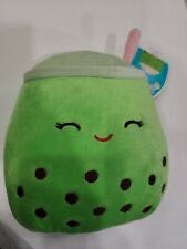 Kellytoy Squishmallows 8” Danny The Dino Green Dinosaur Stuffed Hearts Euc